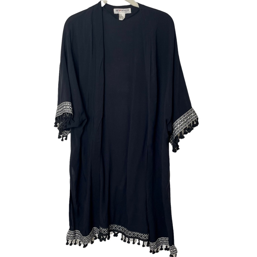 H&M Coachella Black Kimono